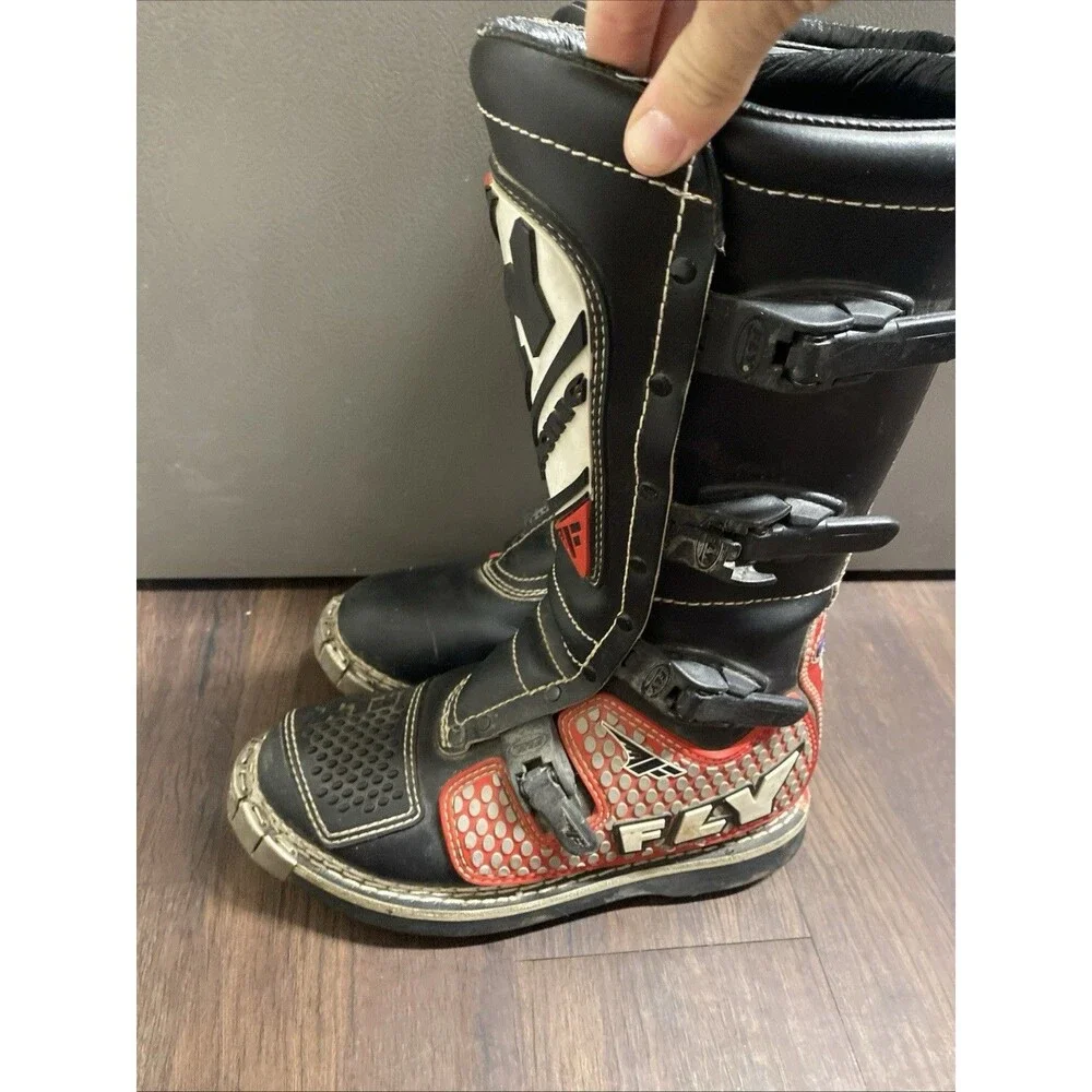 Fly Racing Motorcross Motorcycle Boots 805 Size 9 Off Road ATV (058)